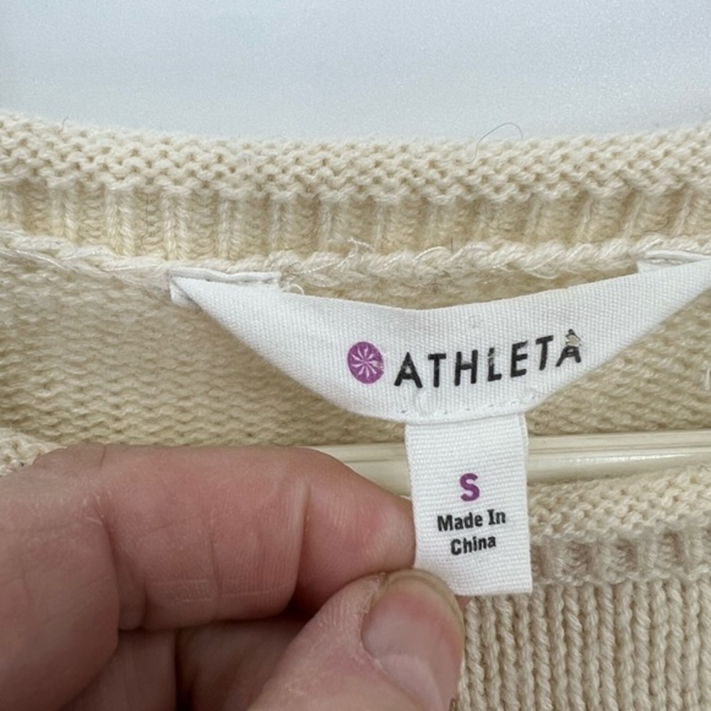 Athleta Brindle Border Wool Pull Over Sweater In … - image 7